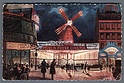 V2365 PARIS LE MOULIN ROUGE LES FEERIES NOCTURNE DE PARIS ILLUSTRATION FP